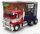 Jada - Peterbilt 352 Tractor Truck 3-Assi 1979 - Optimus Prime Transformers Movie Red Blue