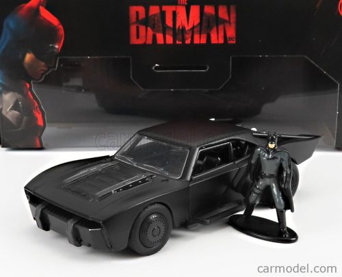 Jada - Batman Batmobile With Figure 2022 - The Batman Movie Matt Black