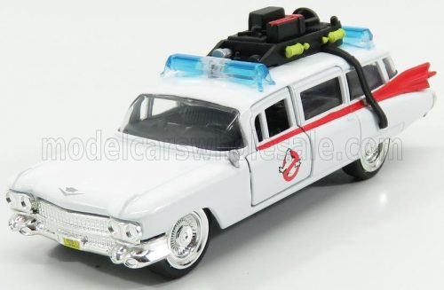 Jada - CADILLAC SERIES-62 ECTO-1 GHOSTBUSTERS 1 1984 WHITE RED