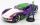 Jada - Chevrolet Corvette Stingray With Joker Figure 2009 Purple Green White