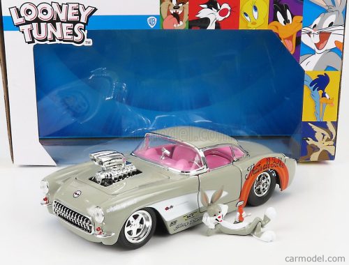 Jada - Chevrolet Corvette 1967 - Bugs Bunny Looney Tunes Grey White