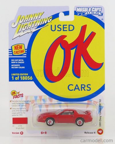 Johnny Lightning - Chevrolet Camaro Z28 1Le Coupe 1991 Red