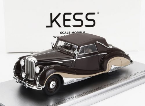 Kess Models - BENTLEY MKVI FRANAY snB26BH DROPHEAD COUPE CABRIOLET CLOSED 1947 BROWN CREAM