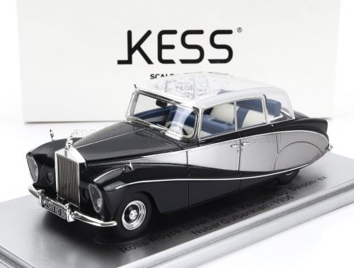 Kess Models - ROLLS ROYCE SILVER WRAITH PERSPEX TOP SALOON 1956 - EX NUBAR GULBENKIAN BLUE SILVER