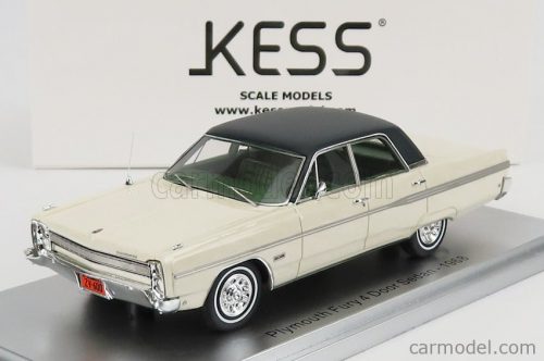 Kess-Model - Plymouth Fury 4-Door Sedan 1968 Ivory Green