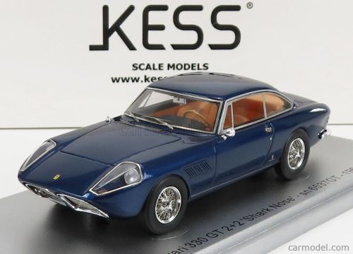 Kess-Model - Ferrari 330 Gt 2+2 1965 Shark Nose Sn6537Gt 1965 Blue Met