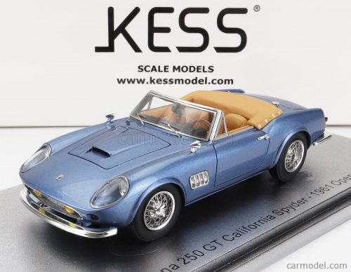 Kess-Model - Modena 250Gt California Spider Open 1961 Light Blue Met