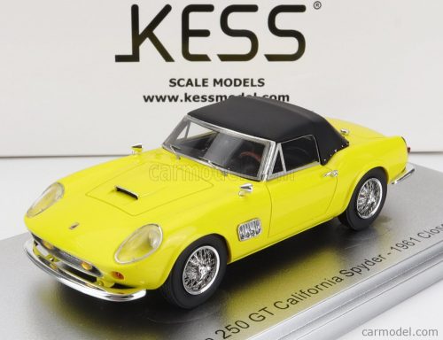 Kess-Model - Modena 250Gt California Spider Closed 1961 Yellow Black