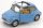 KK-Scale - FIAT 500 F CUSTOM WITH ABARTH RIMS 1968 LIGHT BLUE