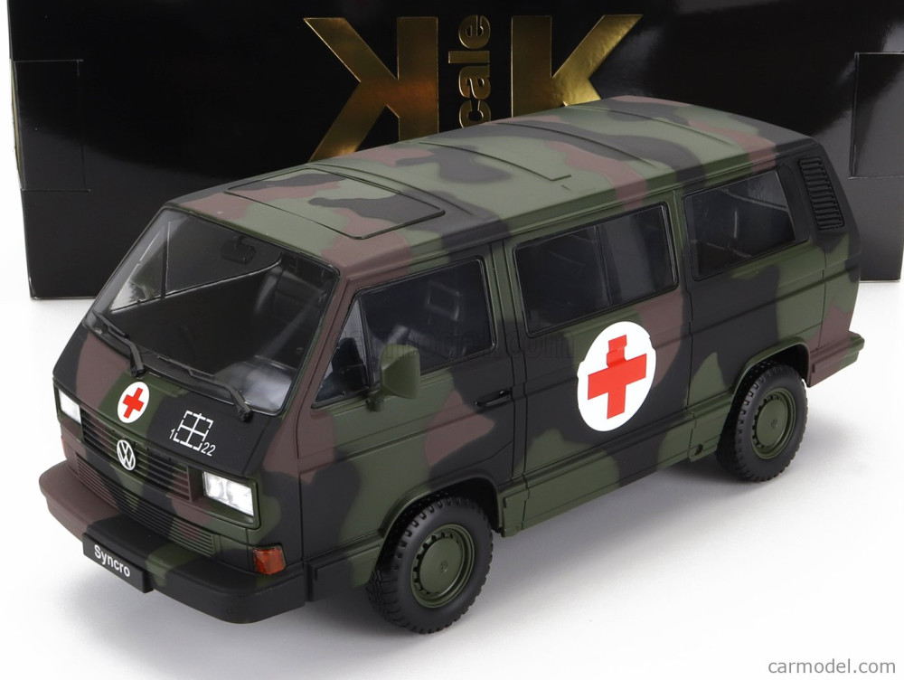 Kk Scale Volkswagen T Minibus German Army Ambulance Miltary Camouflage Megamakett Hu