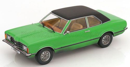 KK-Scale - FORD ENGLAND TAUNUS GXL (dirty version) WITH VINYL ROOF - BANG BOOM BANG MOVIE 1971 GREEN MATT BLACK