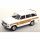 Kkscale - 1:18 Jeep Grand Wagoneer Construction Year 1989 White / Wood Look