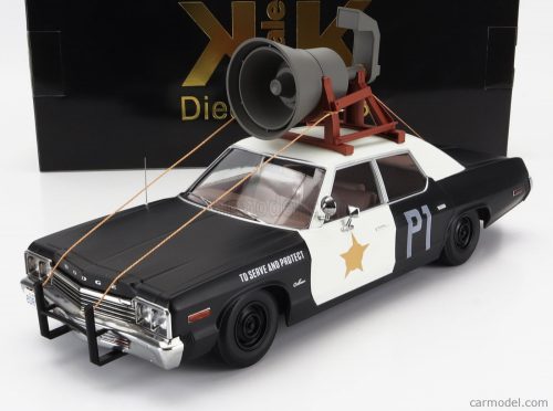 Kk-Scale - Dodge Monaco Bluesmobile 1974 - Look-A-Like - With The Horn On The Roof Black White