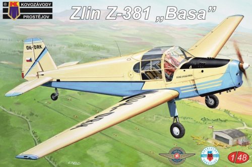 Kovozavody Prostejov - 1/48 Zlin Z-381 Basa 2xCZ,Belg,Swis