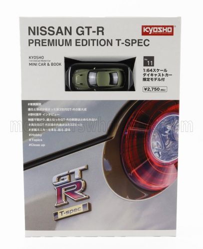 Kyosho - NISSAN GT-R (R35) T-SPEC COUPE 2022 GREEN MET