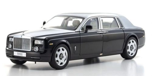 Kyosho - 1:18 ROLLS ROYCE PHANTOM EXTENDED WHEELBASE 2012 - BLACK/SILVER (08841BKS)