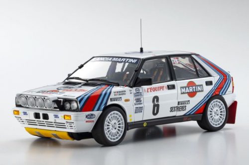 Kyosho - 1:18 LANCIA DELTA HF 4WD - LANCIA MARTINI #6 - MONTE CARLO 1987 (08960A) - KYOSHO