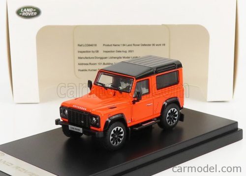 Lcd-Model - Land Rover Defender 90 Works V8 70Th Edition 2018 Orange