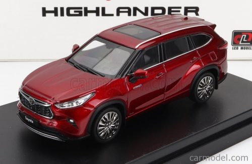 Lcd-Model - Toyota Highlander 2022 Red