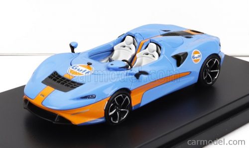 Lcd-Model - Mclaren Elva Gulf Livery 2020 Light Blue Orange