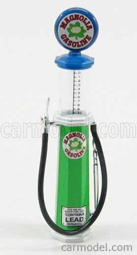 Lucky-Diecast - Accessories Pompa Benzina - Magnolia Gasoline Green Blue White