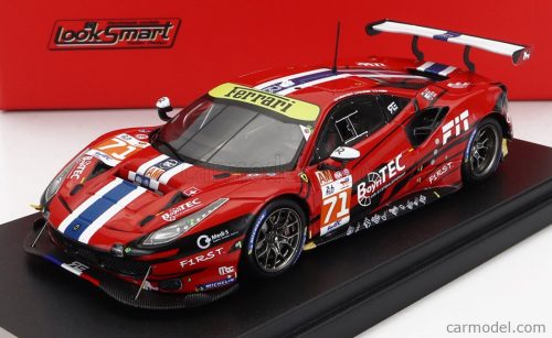 Looksmart - Ferrari 488 Gte Evo 3.9L Turbo V8 Team Spirit Of Race N 71 24H Le Mans 2022 F.Dezoteux - P.Ragues - G.Aubry Red