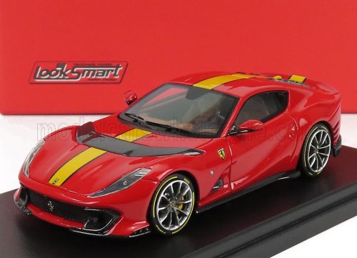 LookSmart - FERRARI 812 COMPETIZIONE 2021 ROSSO CORSA - RED YELLOW