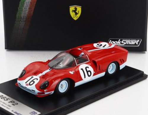 LookSmart - FERRARI 365 P2 N 16 24h LE MANS 1966 RICHARD ATTWOOD - DAVID PIPER RED