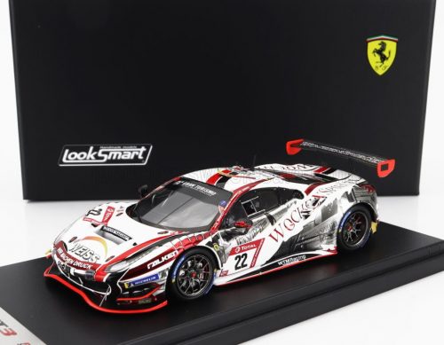 LookSmart - FERRARI 488 GT3 EVO 3.9L TURBO V8 TEAM WTM PHOENIX RACING N 22 24h NURBURGRING 2021 INDY DONTJE - DANIEL KEILWITZ - JOCHEN KRUMBACH - GEORG WEISS WHITE RED BLACK