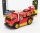 Maisto - TRUCK JDM FLATBED TRUCK CAR TRANSPORTER WITH PORSCHE 911 993 RWB CUSTOM 1996 RED YELLOW