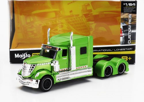 Maisto - INTERNATIONAL LONESTAR TRACTOR TRUCK 3-ASSI 2010 GREEN MET