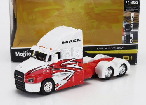 Maisto - MACK ANTHEM TRACTOR TRUCK 3-ASSI 2020 WHITE RED