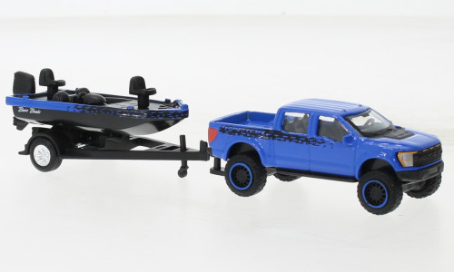 Maisto - Ford F-150 SVT Raptor, blau/schwarz, 2021, 1:64