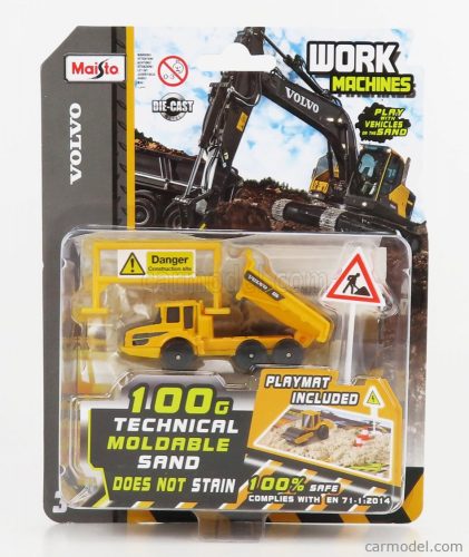 Maisto - Volvo A25G Truck Cassone Ribaltabile 2010 Yellow Black