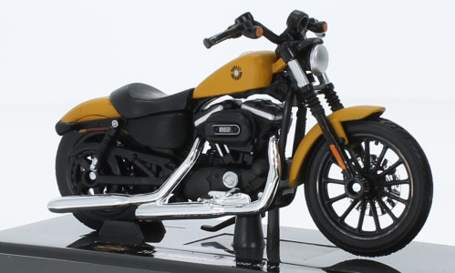 Maisto - Harley Davidson Sportster Iron 883, dunkelgelb/schwarz, 2014, 1:18