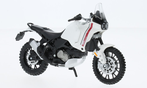 Maisto - Ducati DesertX, weiss/rot, 1:18