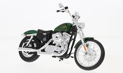 Maisto - Harley Davidson XL 1200V Seventy-Two, grün, 2013, 1:12