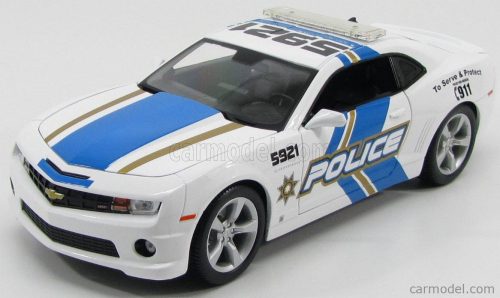 Maisto - Chevrolet Camaro Ss Rs Police Fire Medical 2010 White Blue