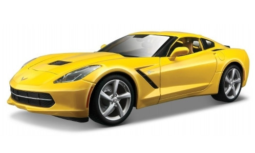 Maisto - Chevrolet Corvette Stingray (C7), gelb, 2014, 1:18