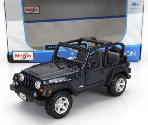 Maisto - JEEP WRANGLER RUBICON OPEN 2012 BLUE MET