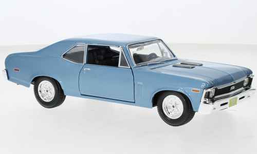 Maisto - Chevrolet Nova SS, hellblau, 1970, 1:24