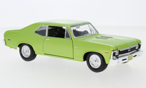 Maisto - Chevrolet Nova SS, hellgrün, 1970, 1:24