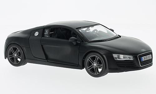 Maisto - Audi R8, schwarz, 1:24