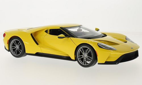 Maisto - Ford GT, gelb, 2017, 1:18