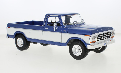 Maisto - Ford F-150, blau/weiss, 1979, 1:18