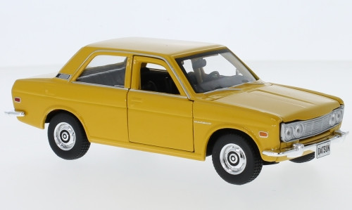 Maisto - Datsun 510  dunkelgelb  1971  1:24