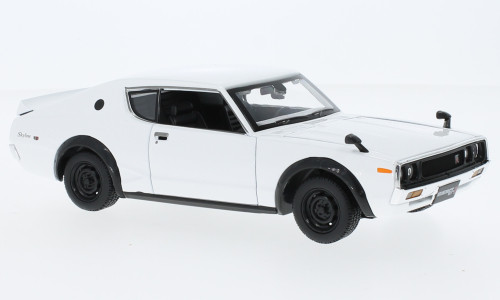 Maisto - Nissan Skyline 2000 GT-R (KPGC110), weiss, 1973, 1:24