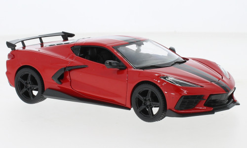 Maisto - Chevrolet Corvette Stingray (C8), rot, 2020, 1:24