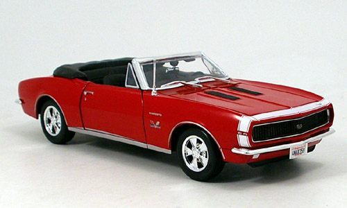 Maisto - Chevrolet Camaro SS 396 Cabriolet, rot, 1967, 1:18