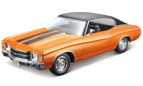 Maisto - Chevrolet Chevelle SS454, orange/schwarz, 1971, 1:18